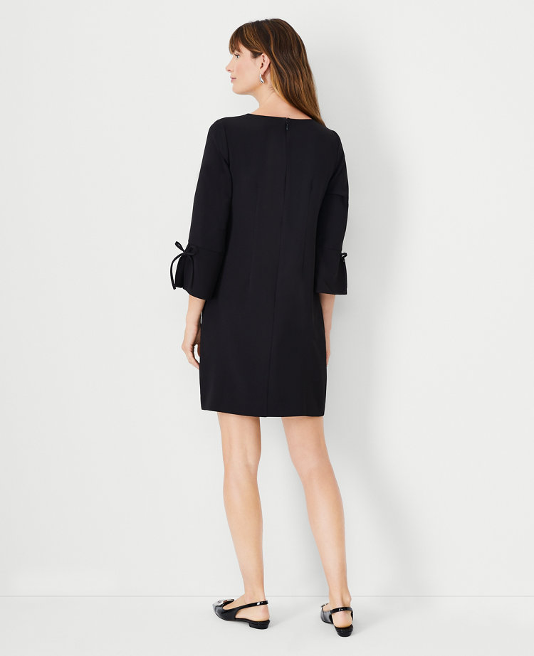 Tie Sleeve Shift Dress