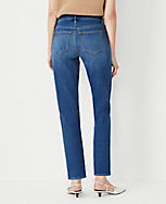 Mid Rise Tapered Jeans in Authentic Light Indigo Wash carousel Product Image 2