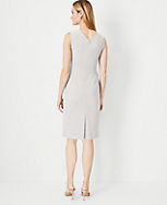The Double V Seamed Sheath Dress in Bi-Stretch carousel Product Image 2