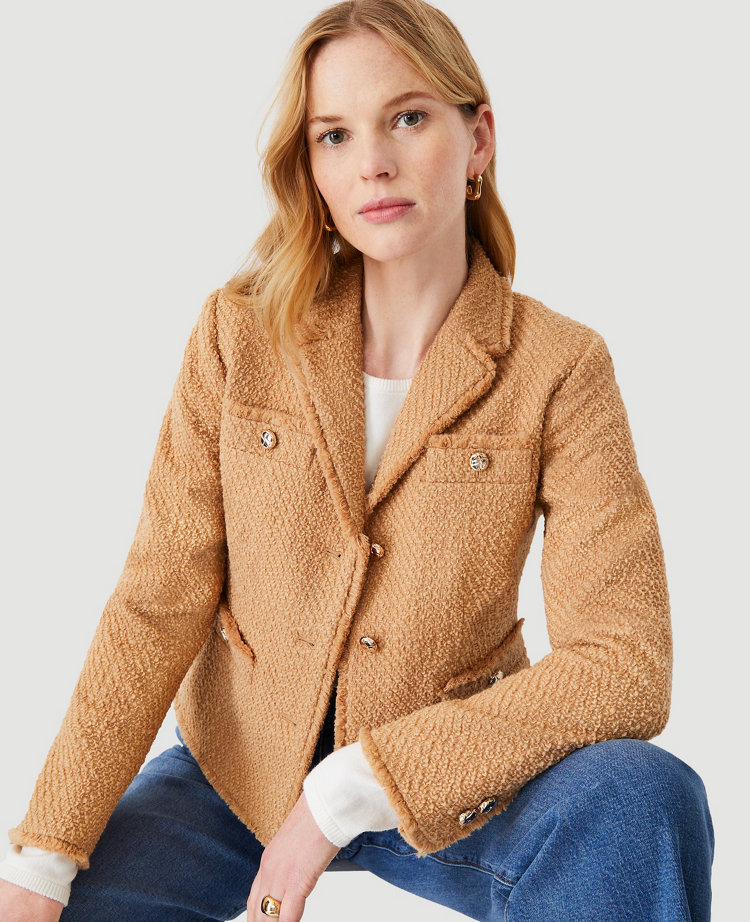 Cropped Tweed Jacket