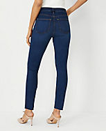 Fresh Cut Mid Rise Skinny Jeans in Dark Stone Wash carousel Product Image 2