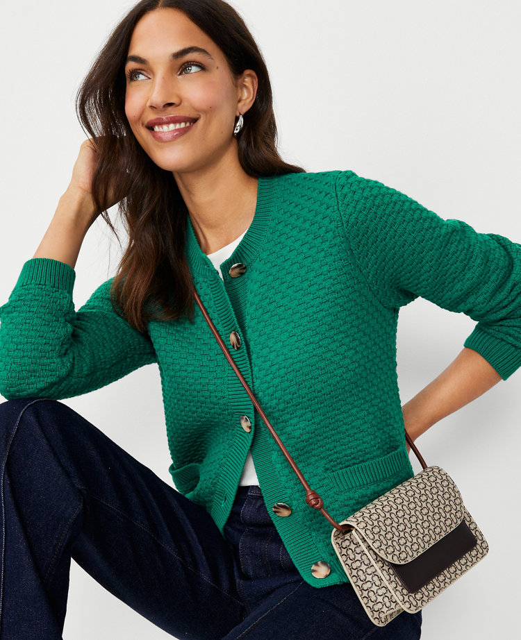 Ann taylor sweater outlet jacket