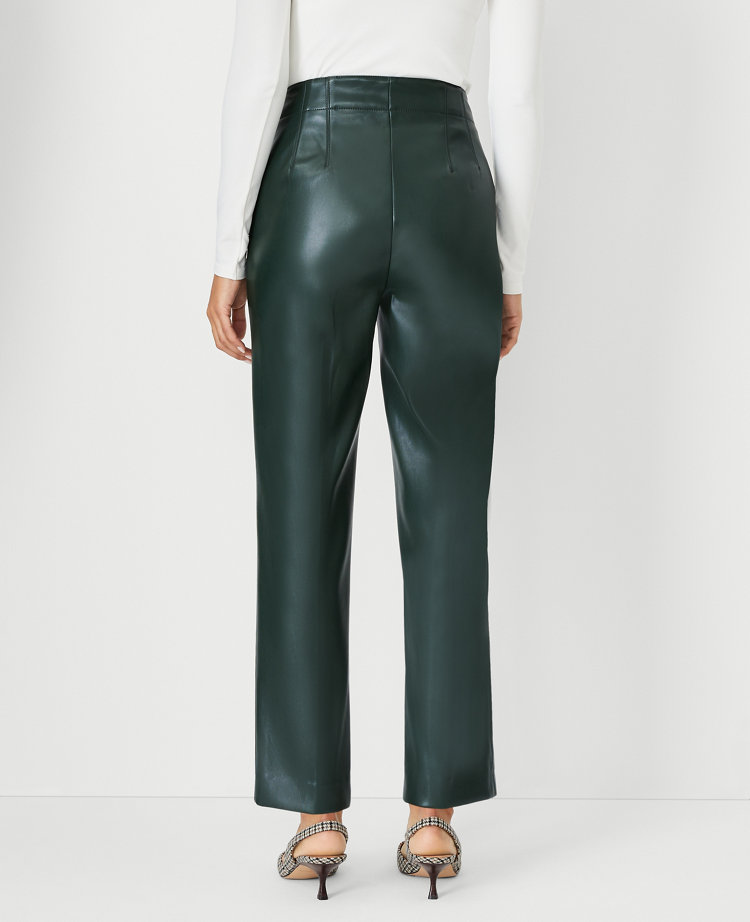 The Lana Slim Pant in Faux Leather