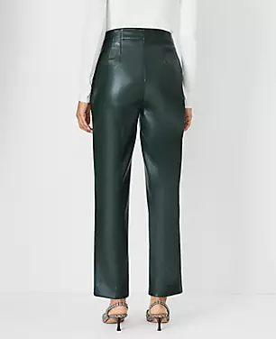 The Lana Slim Pant in Faux Leather carousel Product Image 2