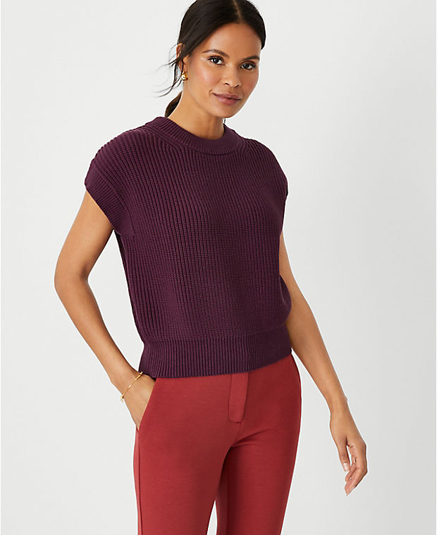 Ribbed Wedge Sweater