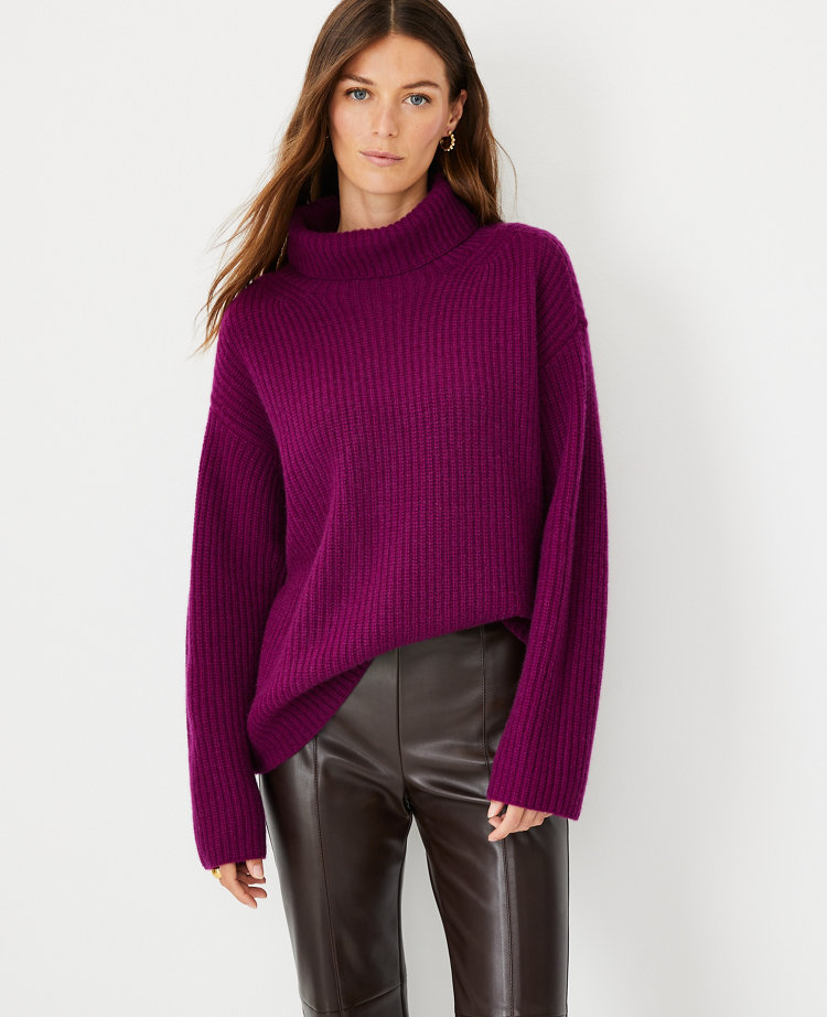 Women's Purple Sweaters | Ann Taylor