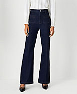 High Rise Flare Jeans in Classic Rinse Wash carousel Product Image 1