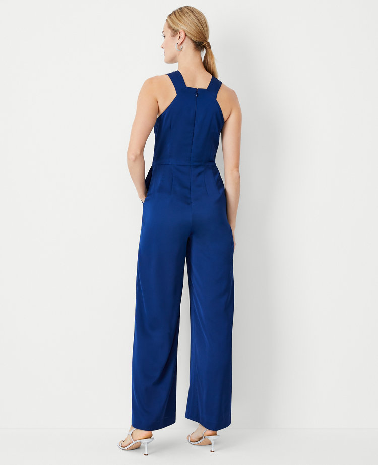 Crossover Halter Jumpsuit