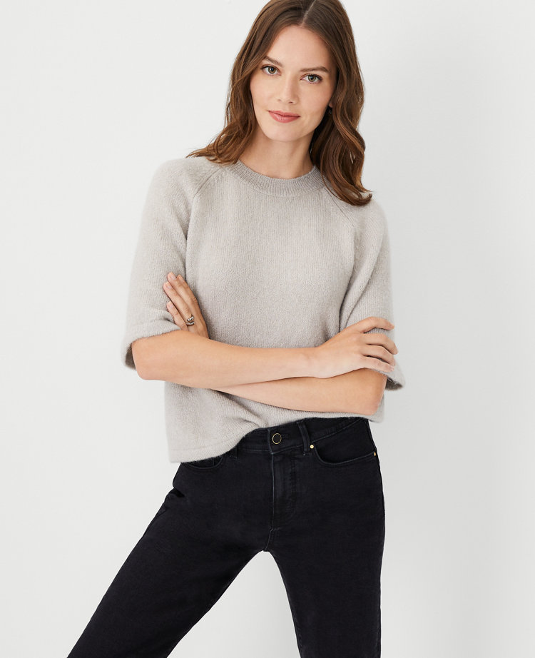 Relaxed Raglan Sleeve Sweater