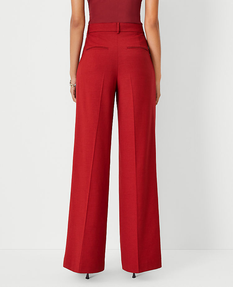 The Wide Leg Pant in Lightweight Weave - Curvy Fit