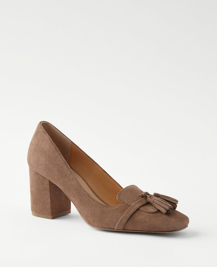 Annodar Light Brown Women's Block Heels