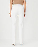 The Petite Slim Straight Pant in Crepe - Curvy Fit carousel Product Image 2