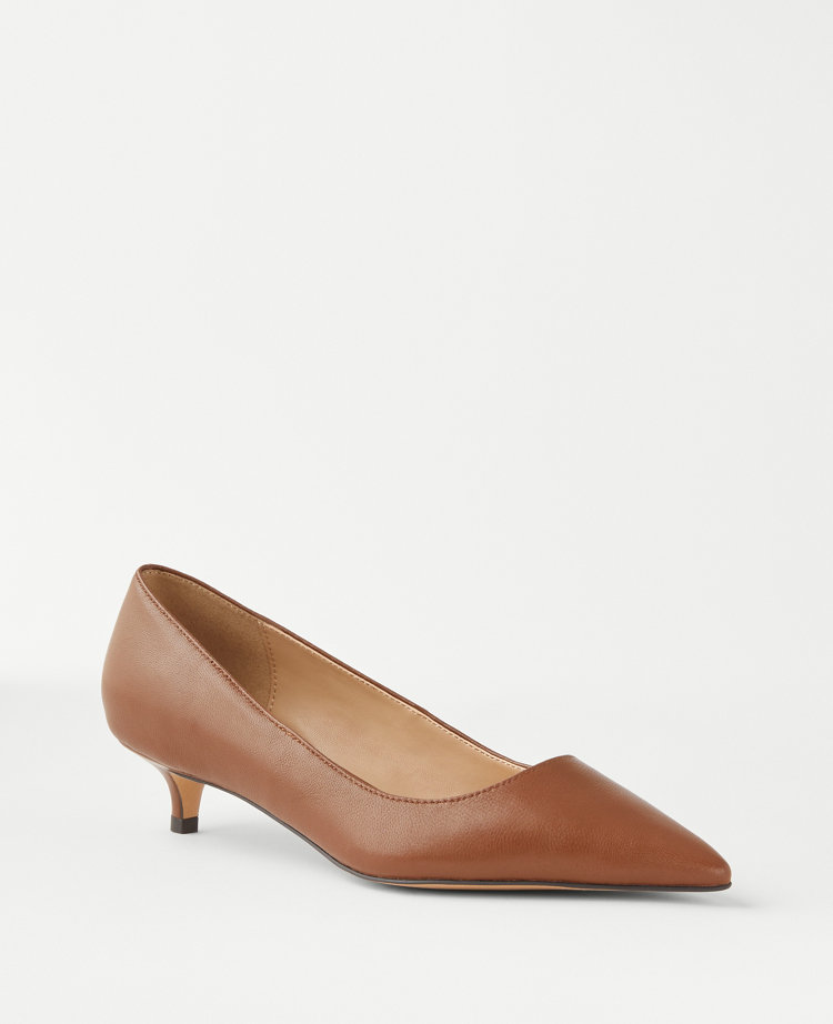 Tan kitten 2025 heel pumps