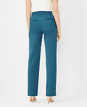 The Petite Pintucked Straight Pant in Double Knit - Curvy Fit carousel Product Image 2