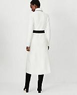 Tipped Belted Turtleneck Sweater Dress carousel Product Image 2