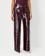 The Sequin Side Zip Wide Leg Pant carousel Product Image 1