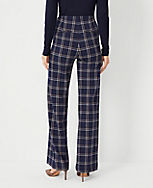 The Side Zip Straight Pant in Plaid carousel Product Image 3