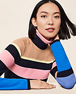 Striped Turtleneck Sweater carousel Product Image 4