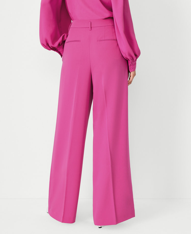 The Petite Pleated Wide Leg Pant