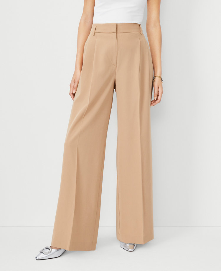 The Petite Pleated Wide Leg Pant