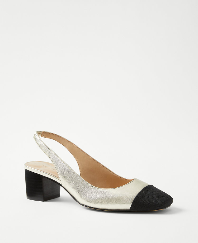 Ann taylor cheap slingback shoes