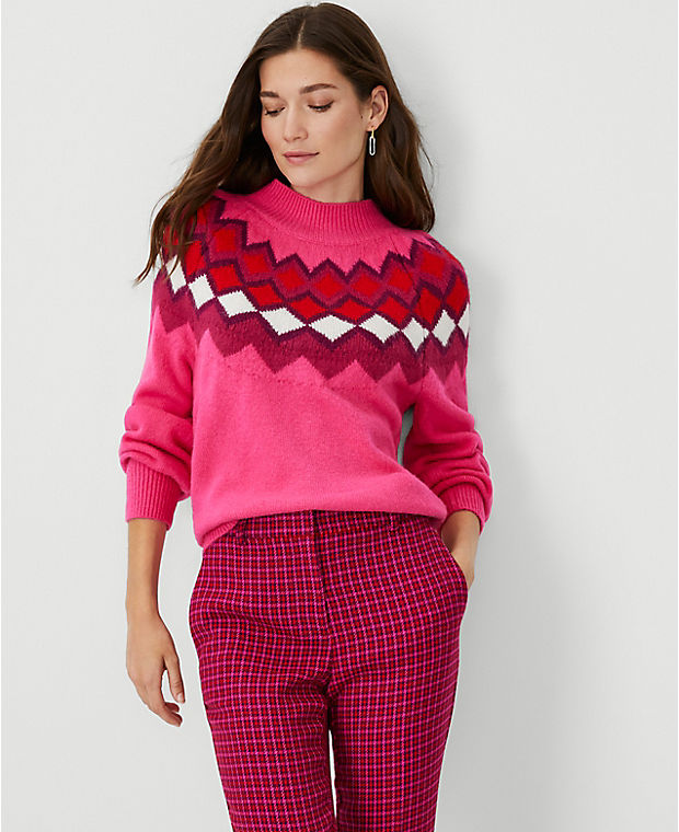 Fair Isle Wedge Sweater
