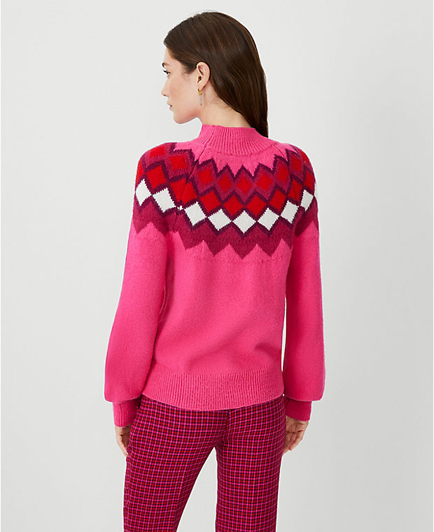 Fair Isle Wedge Sweater