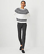 The Audrey Pant in Check carousel Product Image 3