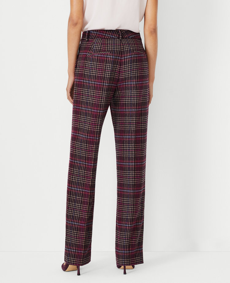 High Waisted Plaid Pants