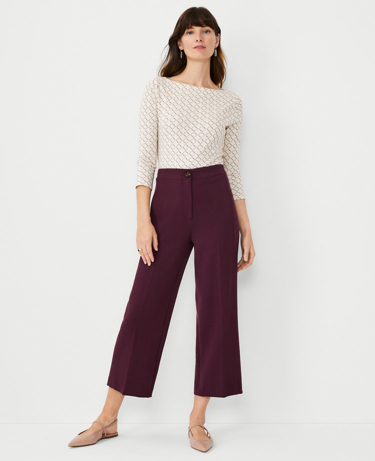 The Kate Wide Leg Crop Pant