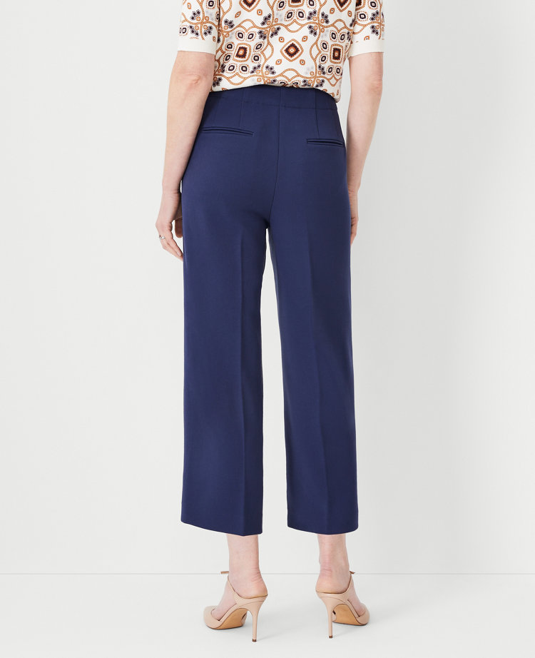 Ann Taylor The Petite Kate Wide Leg Crop Sailor Pant