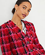 The Long Cardigan Jacket in Houndstooth Tweed carousel Product Image 3