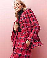 The Long Cardigan Jacket in Houndstooth Tweed carousel Product Image 4