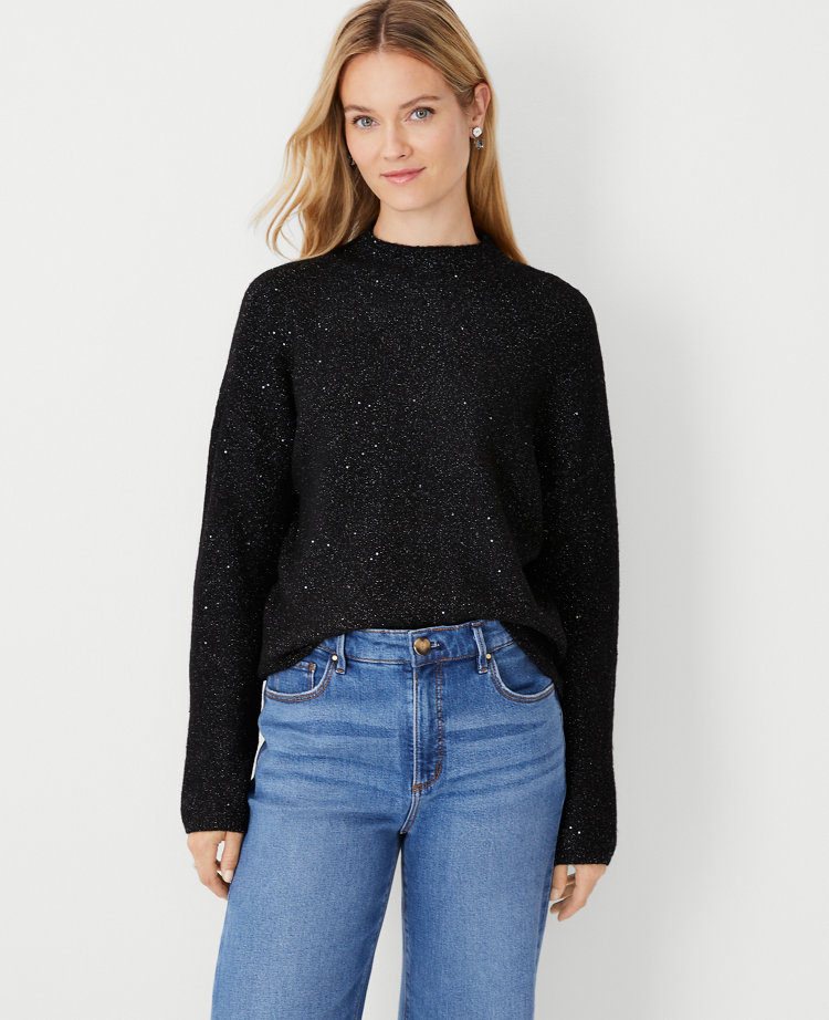 Sequin Relaxed Sweater