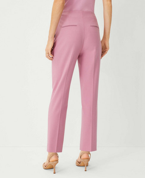 The High Rise Side Zip Ankle Pant in Bi-Stretch