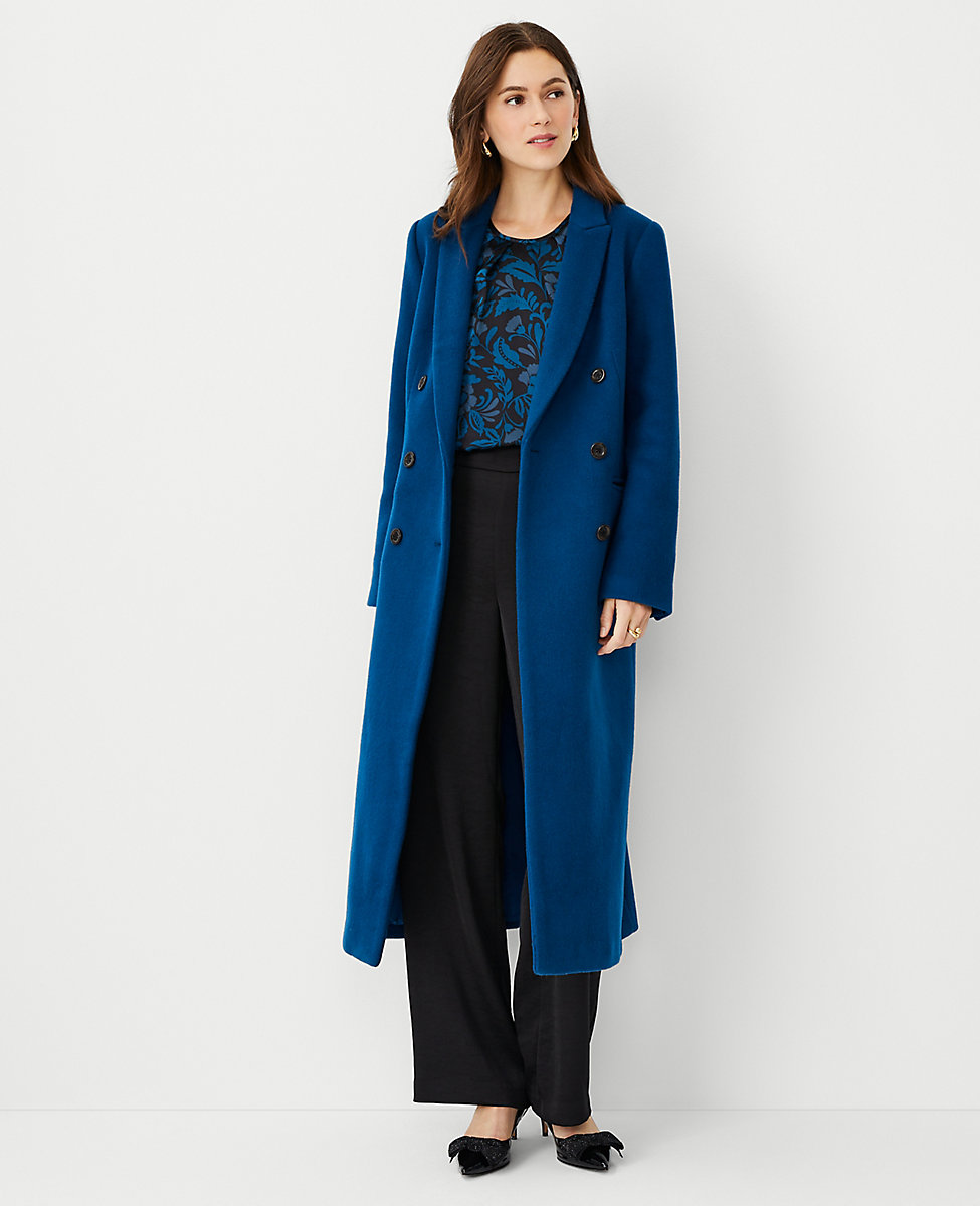 Studio Collection Wool Blend Chesterfield Coat