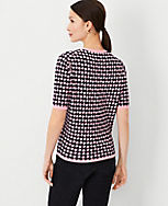 Houndstooth Sweater Tee carousel Product Image 2