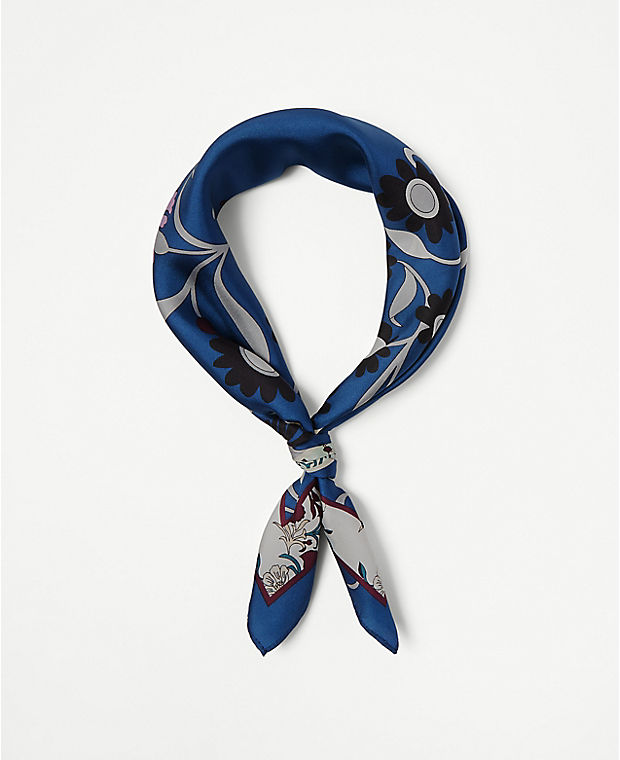 Studio Collection Floral Silk Scarf