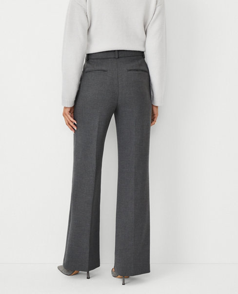 The Belted Boot Pant in Melange