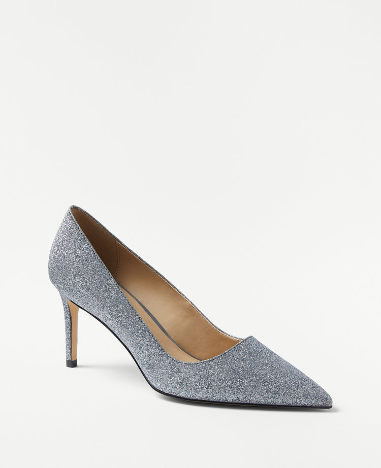 Grey shop sparkle heels