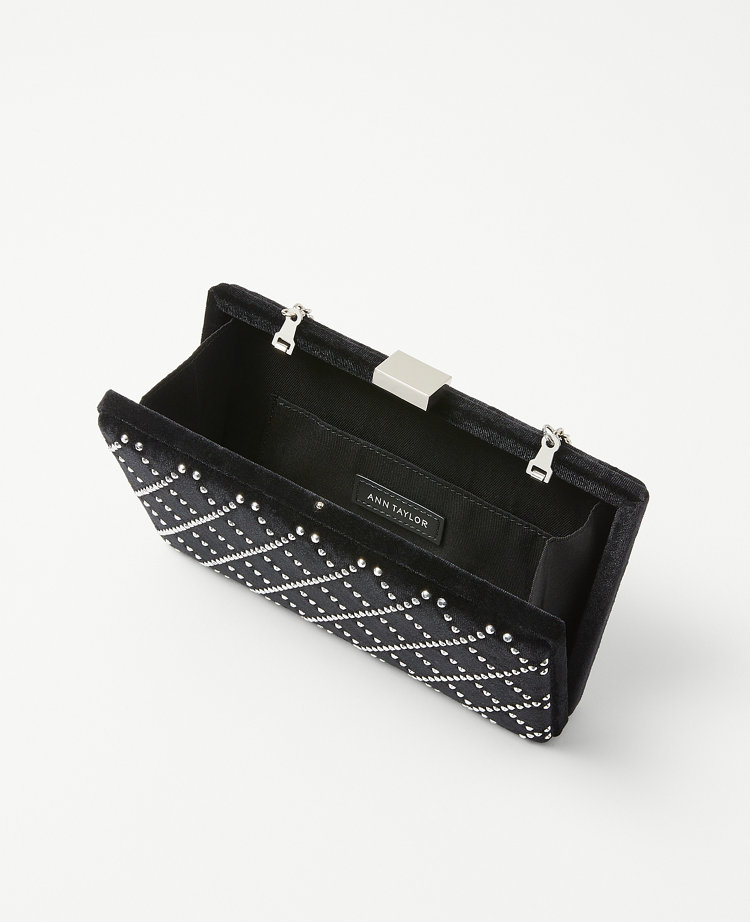 Rhinestone Box Clutch