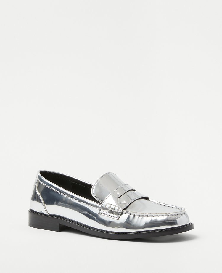 Metallic Penny Loafers Online | bellvalefarms.com