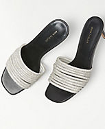 Crystal Tube Mule Sandals carousel Product Image 2