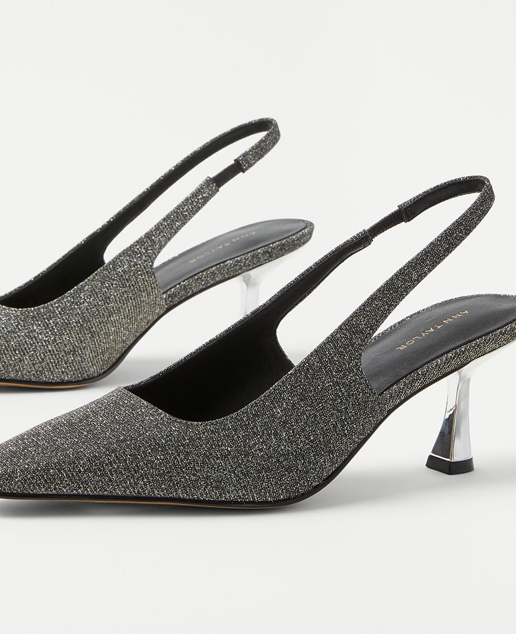 Sparkle Slingback Pump - Shoes