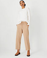The Easy Straight Ankle Pant in Knit Twill carousel Product Image 3