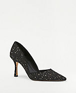 Sequin Tweed Azra Pumps carousel Product Image 1