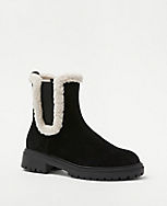 Shearling Lug Sole Booties carousel Product Image 1