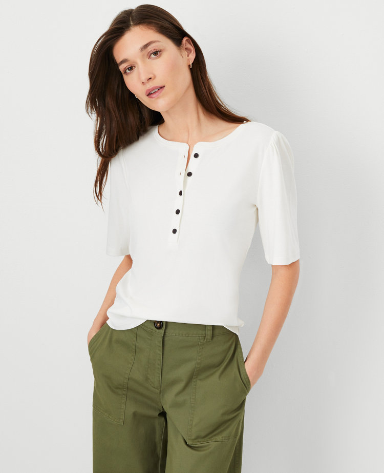 Buy Women White Solid Short Sleeves Shirt Online - 231849