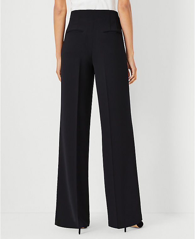 The Tall Wide Leg Pant in Crepe