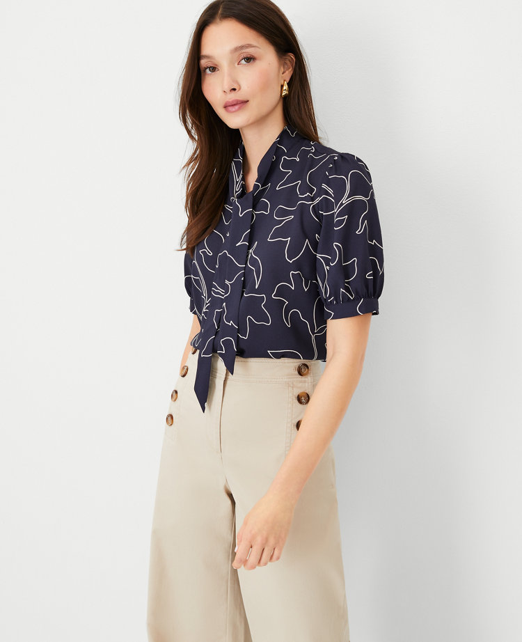 Ann Taylor LOFT Puff Sleeve Blouses for Women